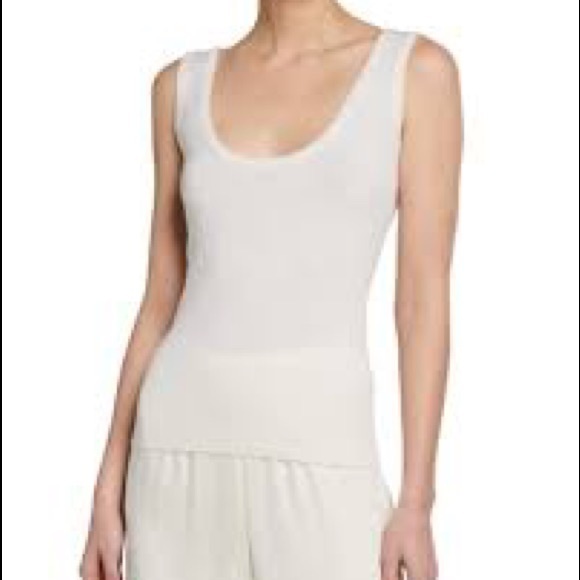 Elie Tahari 🌸 Wool Cashmere Polyester blend sweater tank - Picture 1 of 9